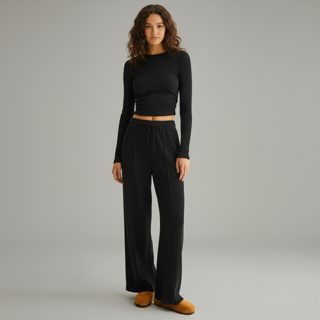 Ruvani™ – Amara Ribbed Knitted Set