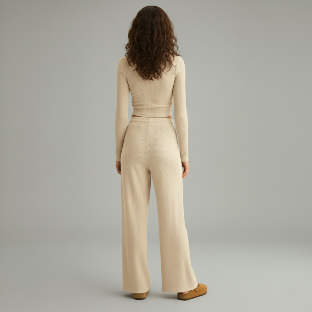 Ruvani™ – Amara Ribbed Knitted Set