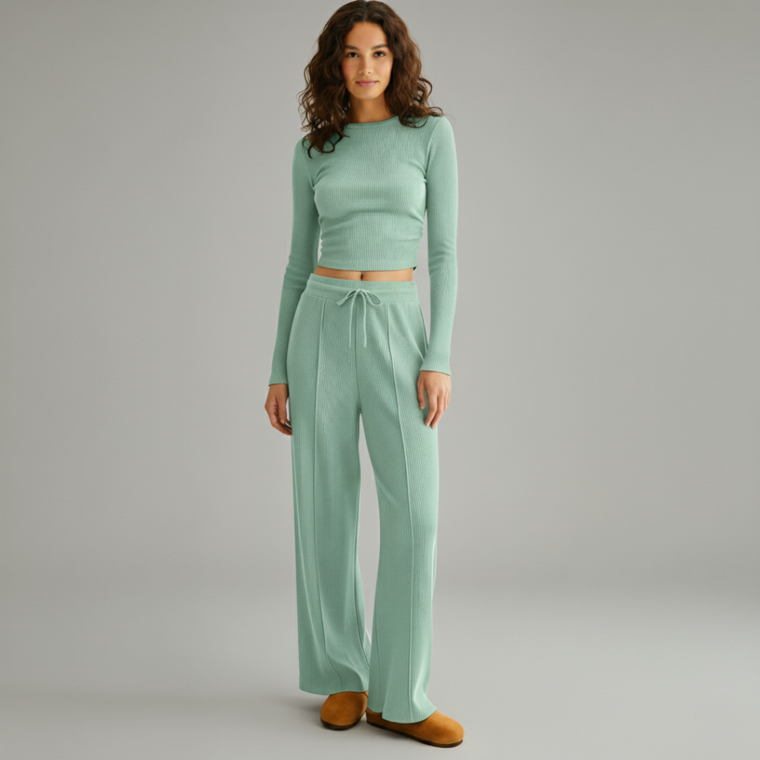 Ruvani™ – Amara Ribbed Knitted Set