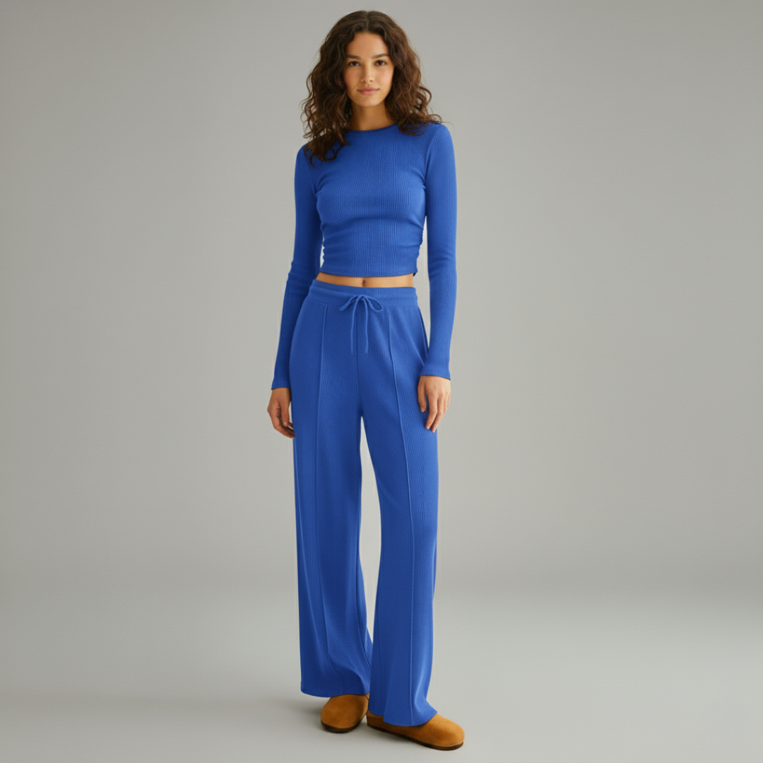 Ruvani™ – Amara Ribbed Knitted Set