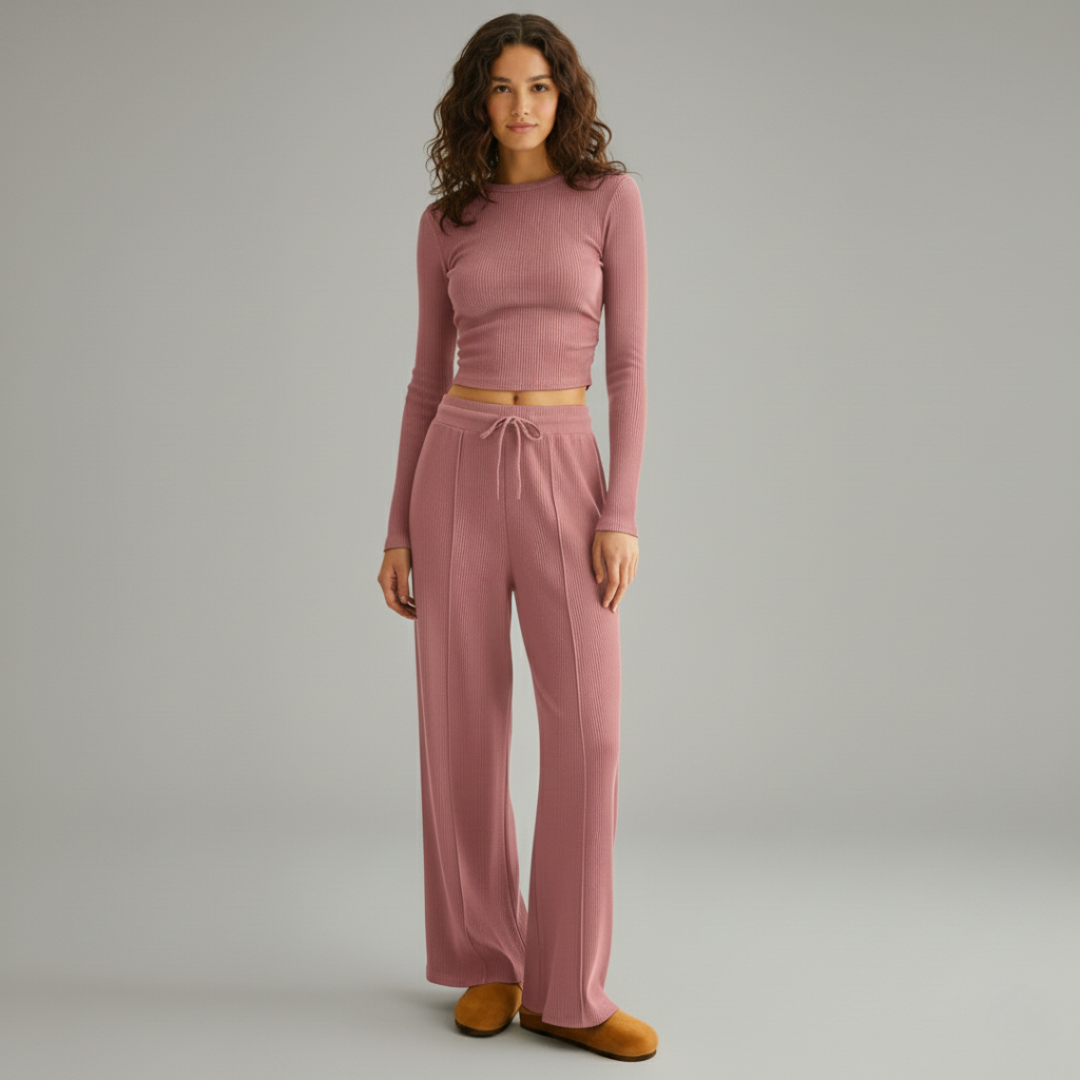 Ruvani™ – Amara Ribbed Knitted Set